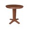 International Concepts 36 in. Solid Wood Round Extension Dining Table with 2 Counter Height Stools in Distressed Oak/Black K42-36RXT-23S4661722 - alternate 4